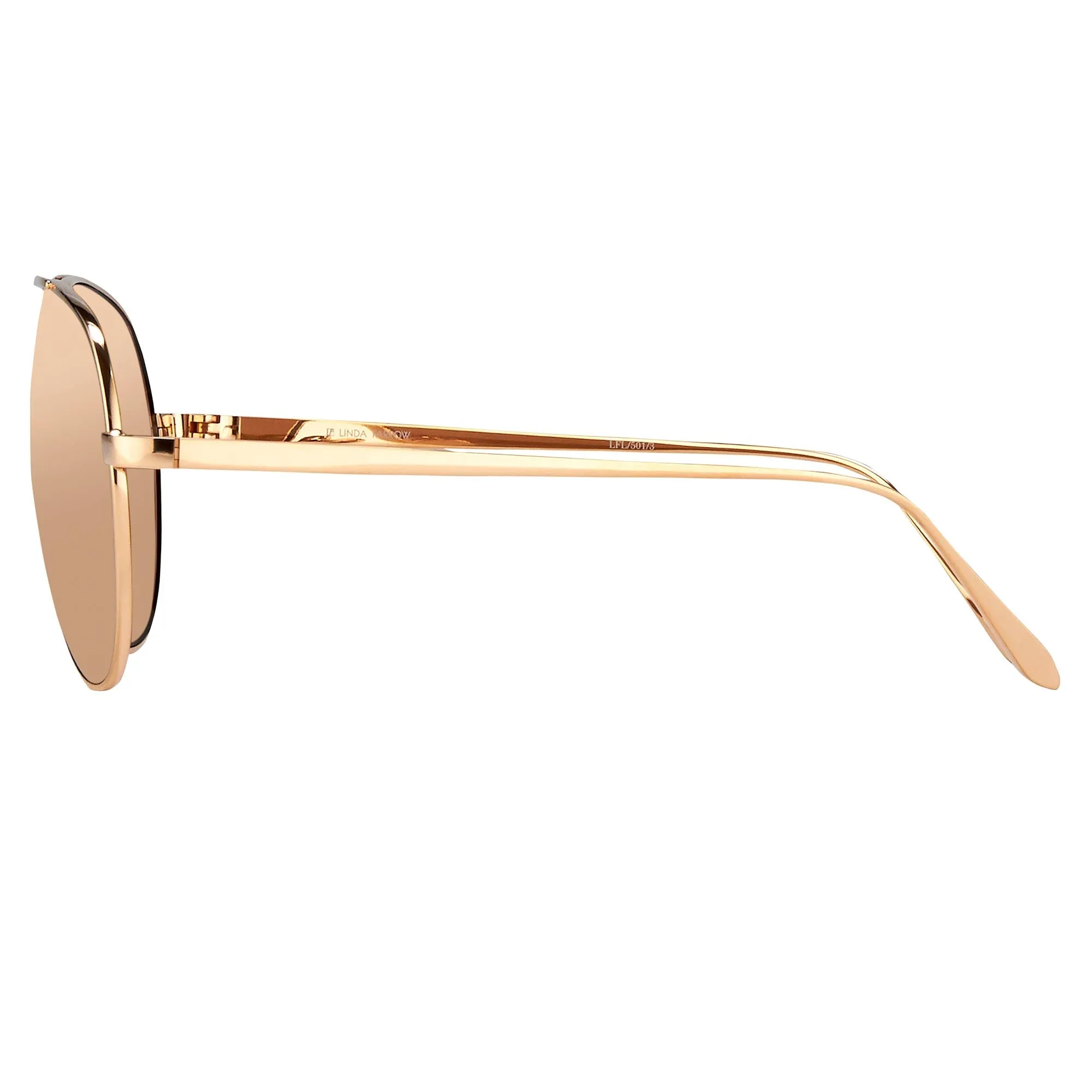 Linda Farrow 501 C3 Aviator Sunglasses sold by Linda Farrow product image thumbnail 4
