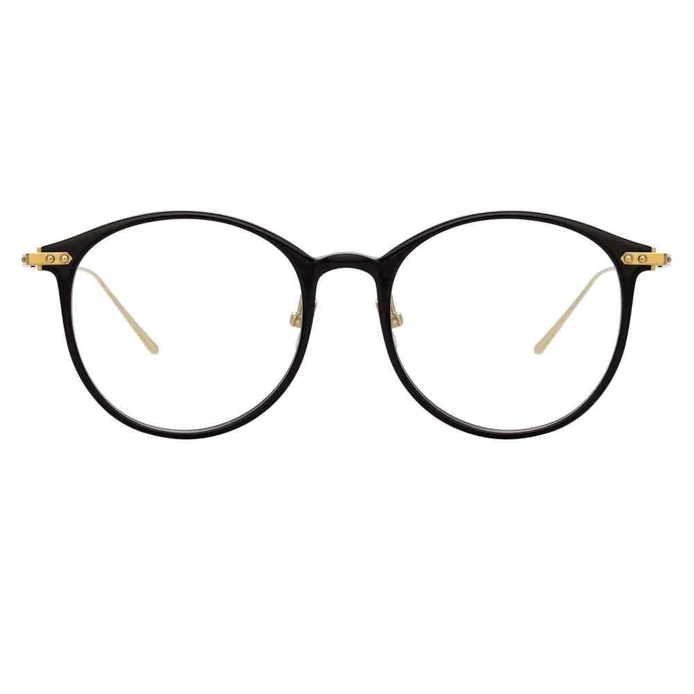 Linda Farrow Linear Gray A C1 Oval Optical Frame sold by Linda Farrow