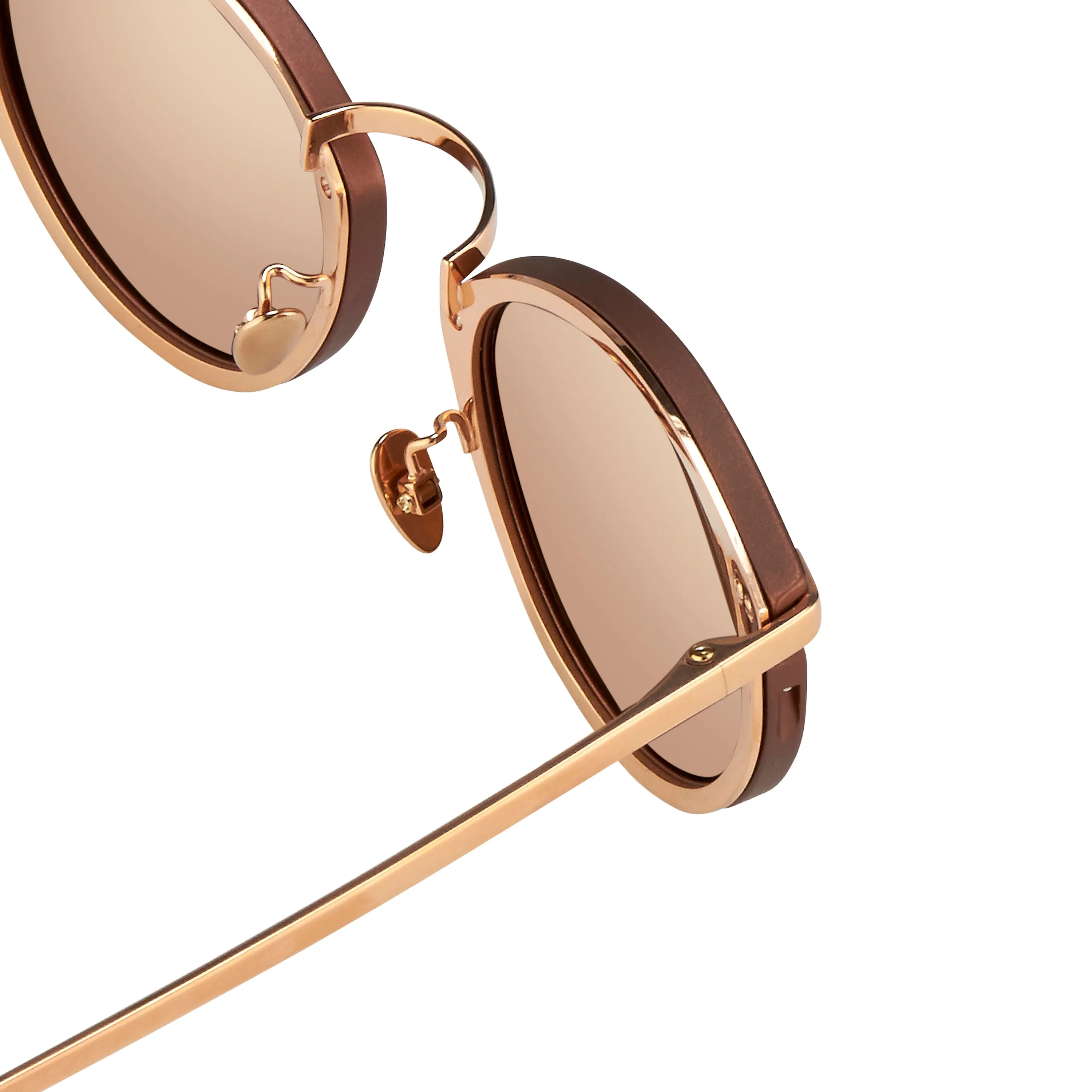 Linda Farrow 512 C4 Oval Sunglasses sold by Linda Farrow product image thumbnail 4