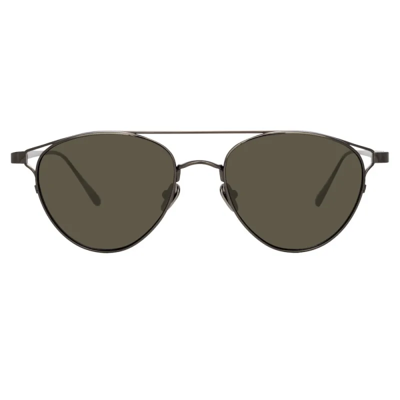 Linda Farrow Omar C4 Aviator Sunglasses sold by Linda Farrow