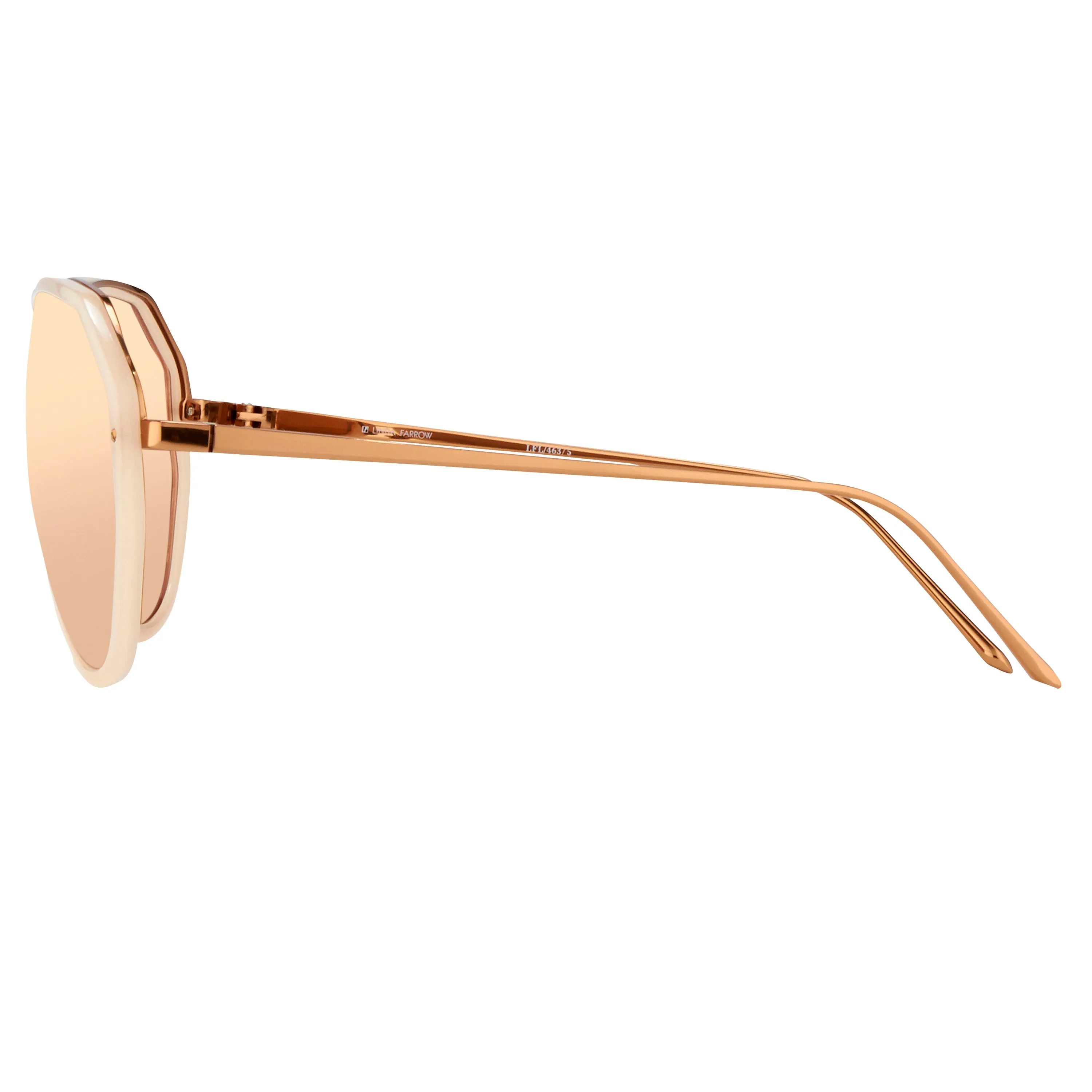 Linda Farrow 463 C5 Aviator Sunglasses sold by Linda Farrow product image thumbnail 4
