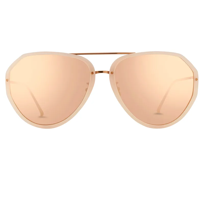 Linda Farrow 463 C5 Aviator Sunglasses sold by Linda Farrow