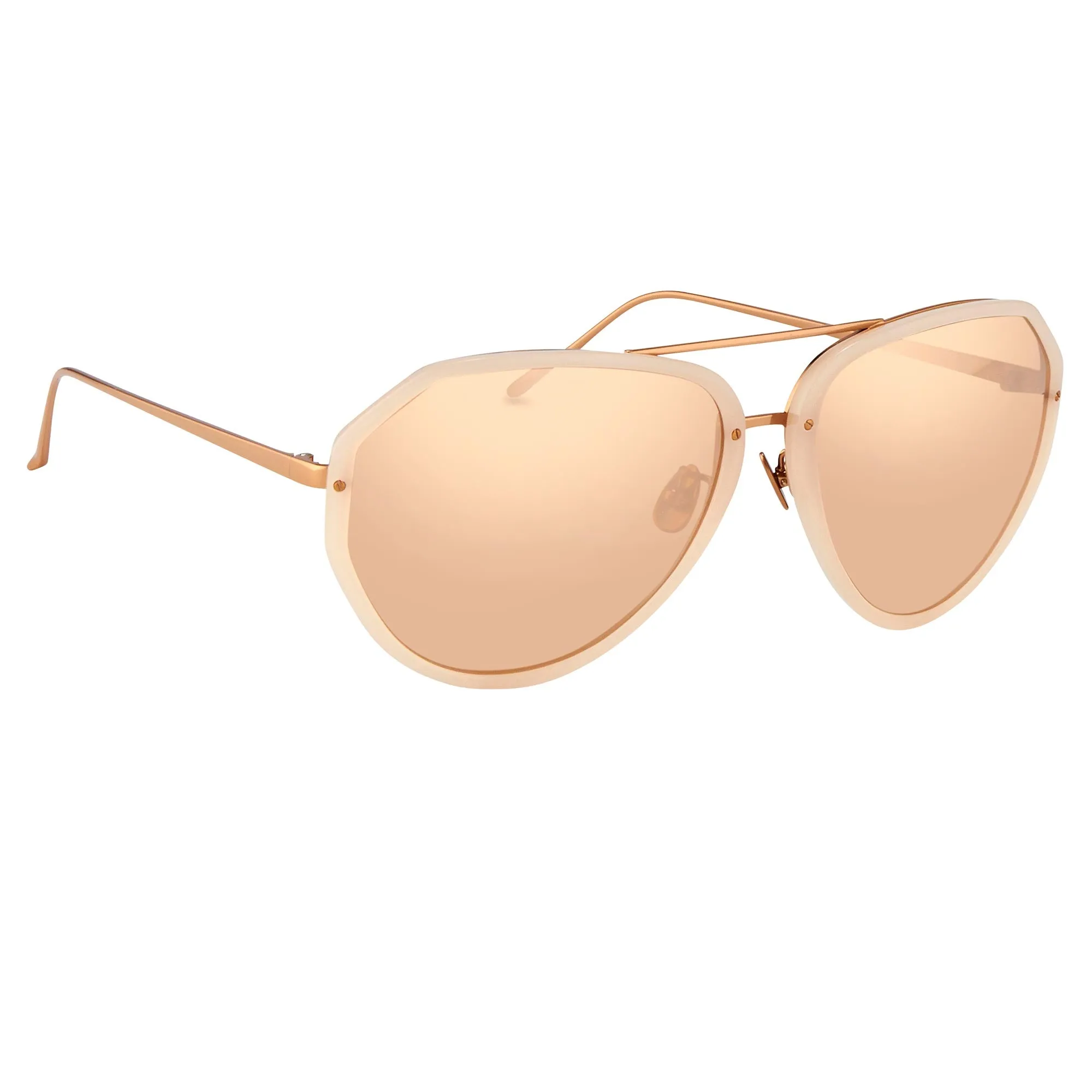 Linda Farrow 463 C5 Aviator Sunglasses sold by Linda Farrow product image thumbnail 2