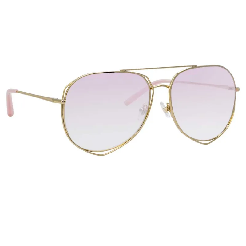 Matthew Williamson Heather C5 Aviator Sunglasses sold by Linda Farrow