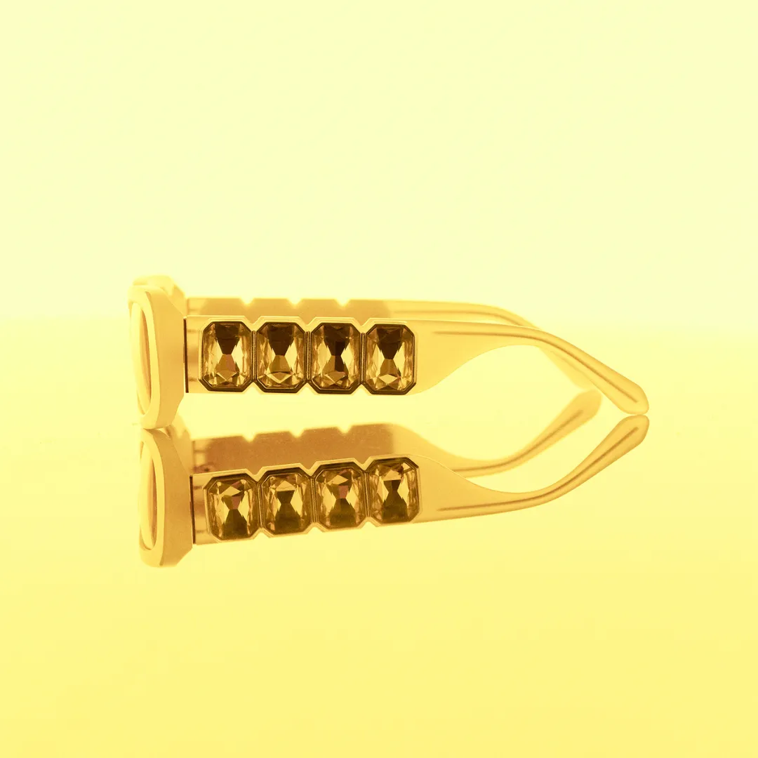 LF x Nima Benati | The Lola in Yellow with gems sold by Linda Farrow product image thumbnail 3