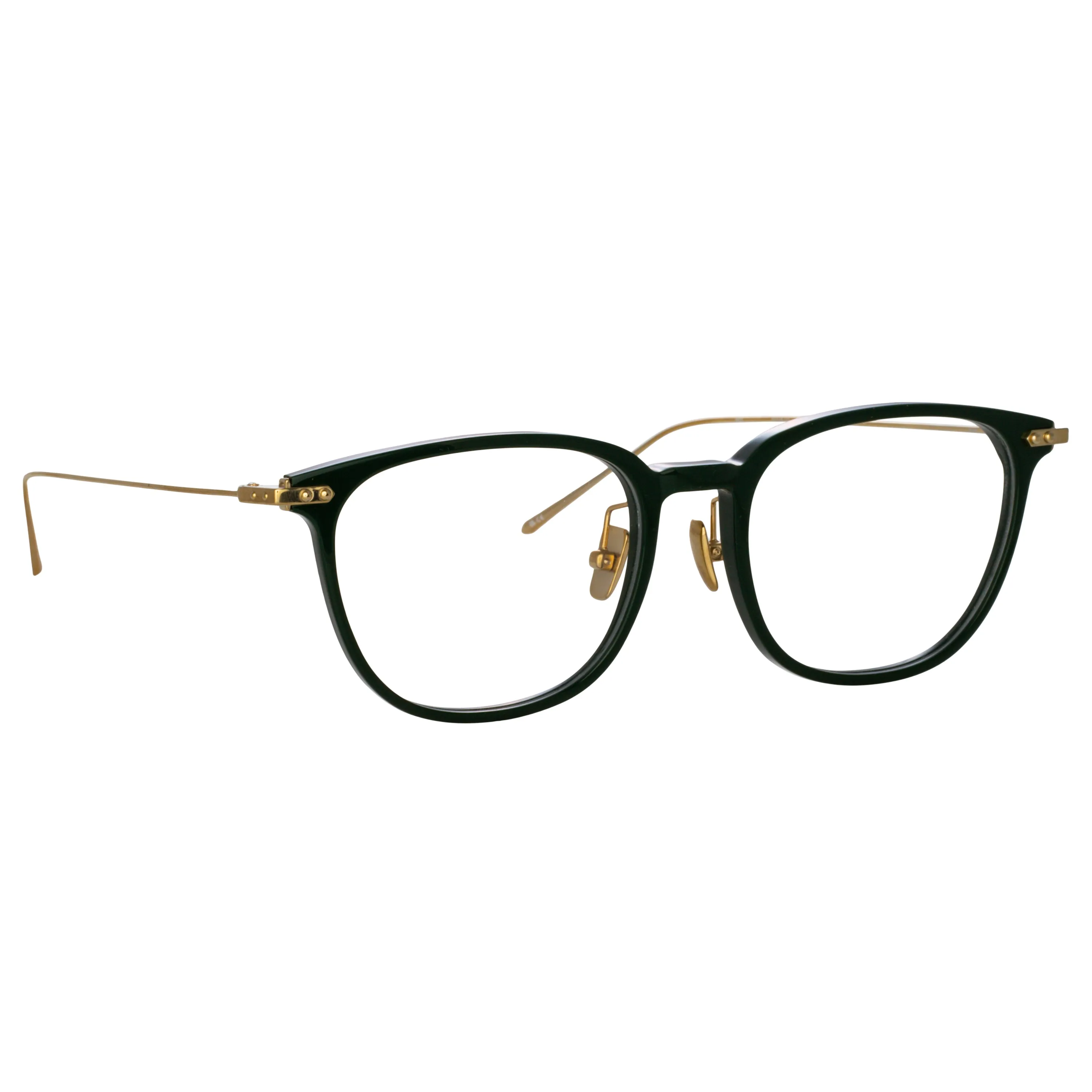 Wright Rectangular Optical Frame in Forest Green (Asian Fit) sold by Linda Farrow product image thumbnail 3
