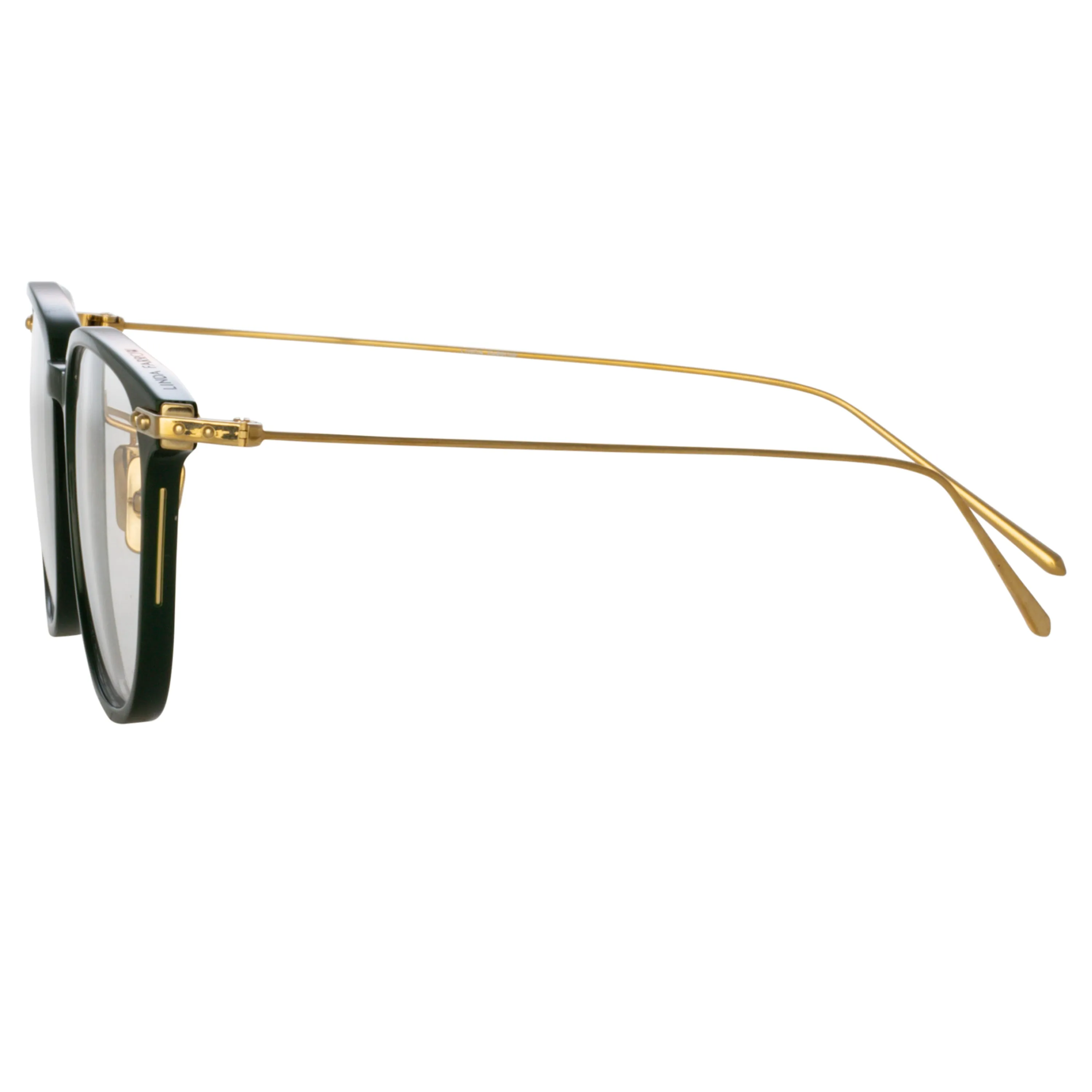 Wright Rectangular Optical Frame in Forest Green (Asian Fit) sold by Linda Farrow product image thumbnail 4