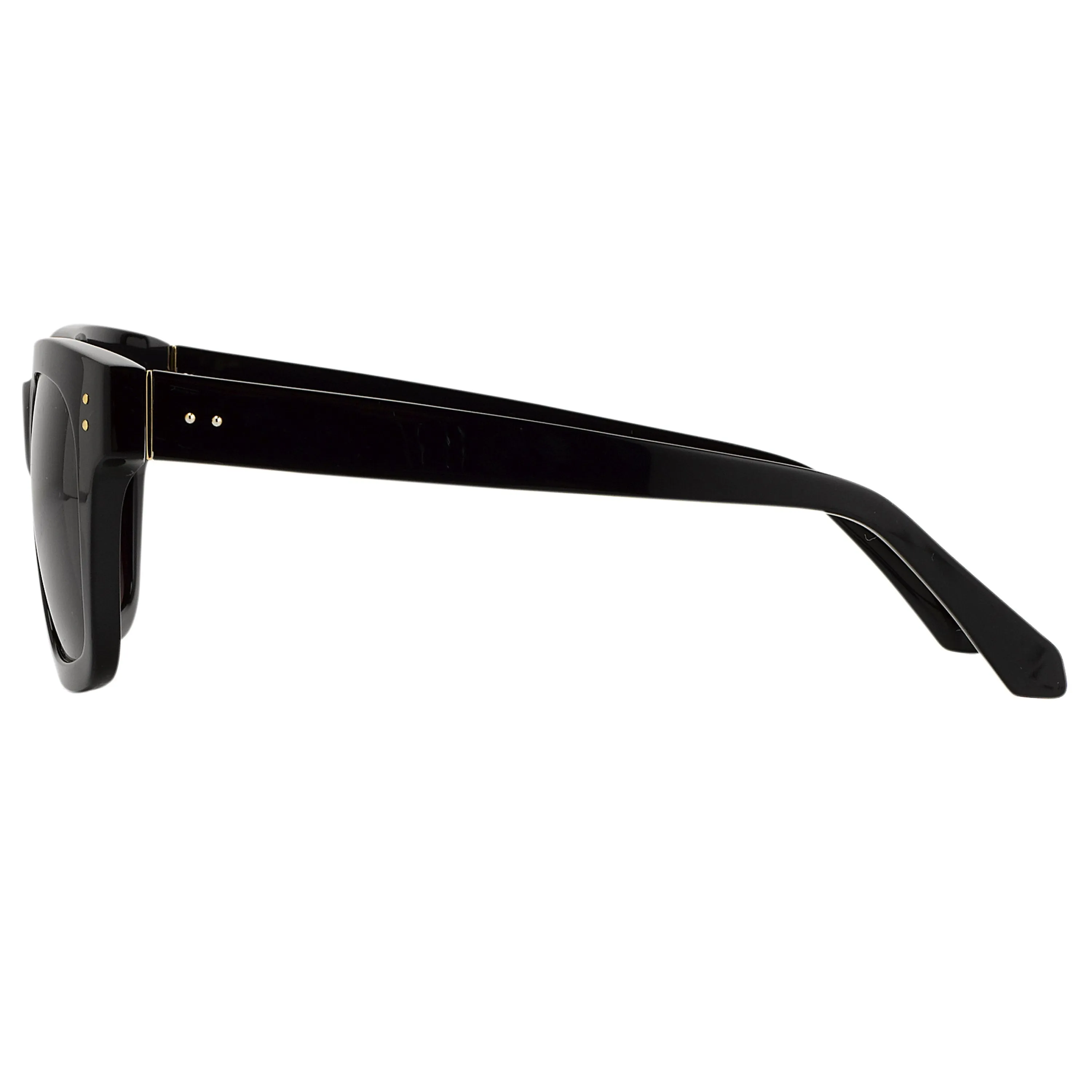 The Max | D-Frame Sunglasses in Black Frame (C4) sold by Linda Farrow product image thumbnail 3