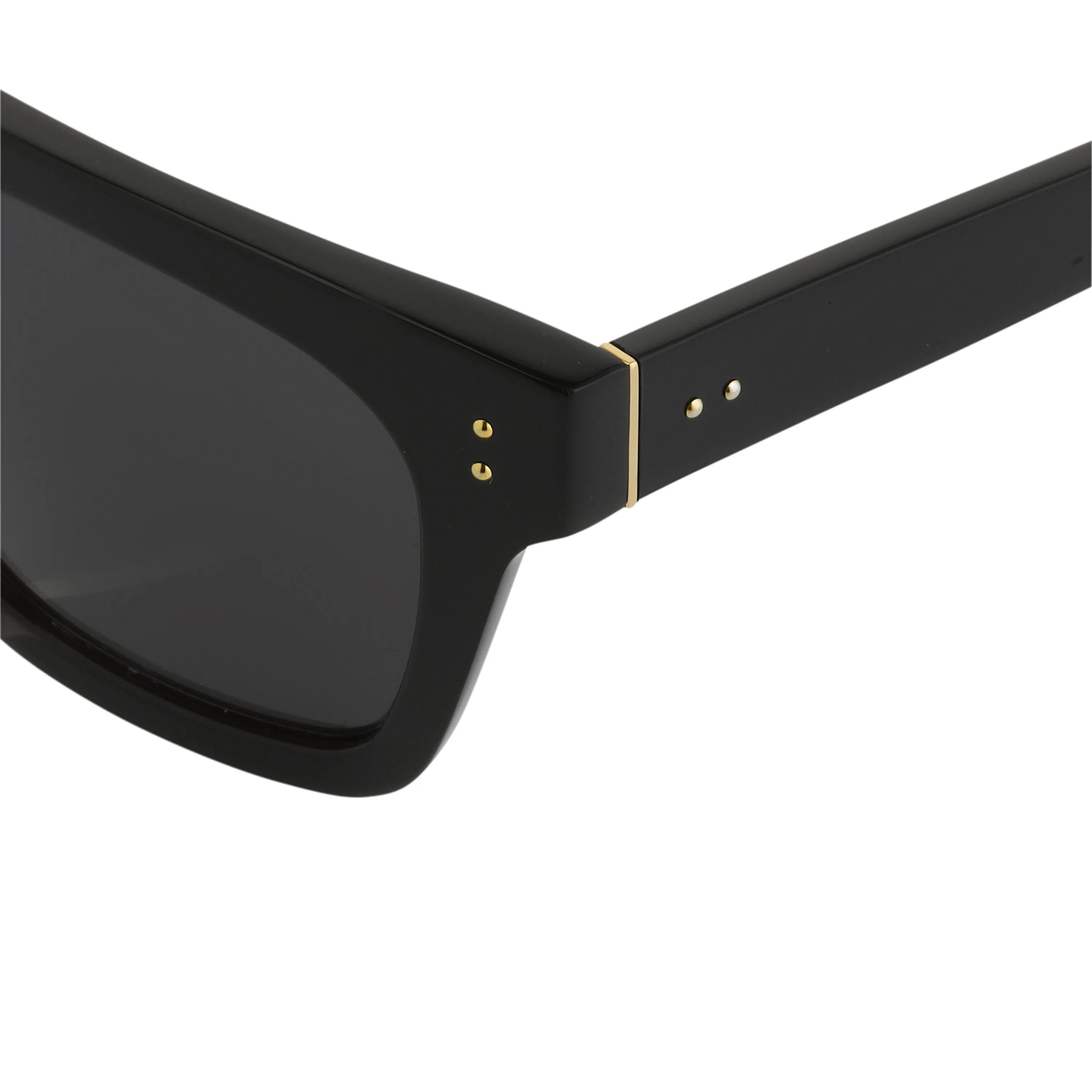 The Max | D-Frame Sunglasses in Black Frame (C4) sold by Linda Farrow product image thumbnail 4