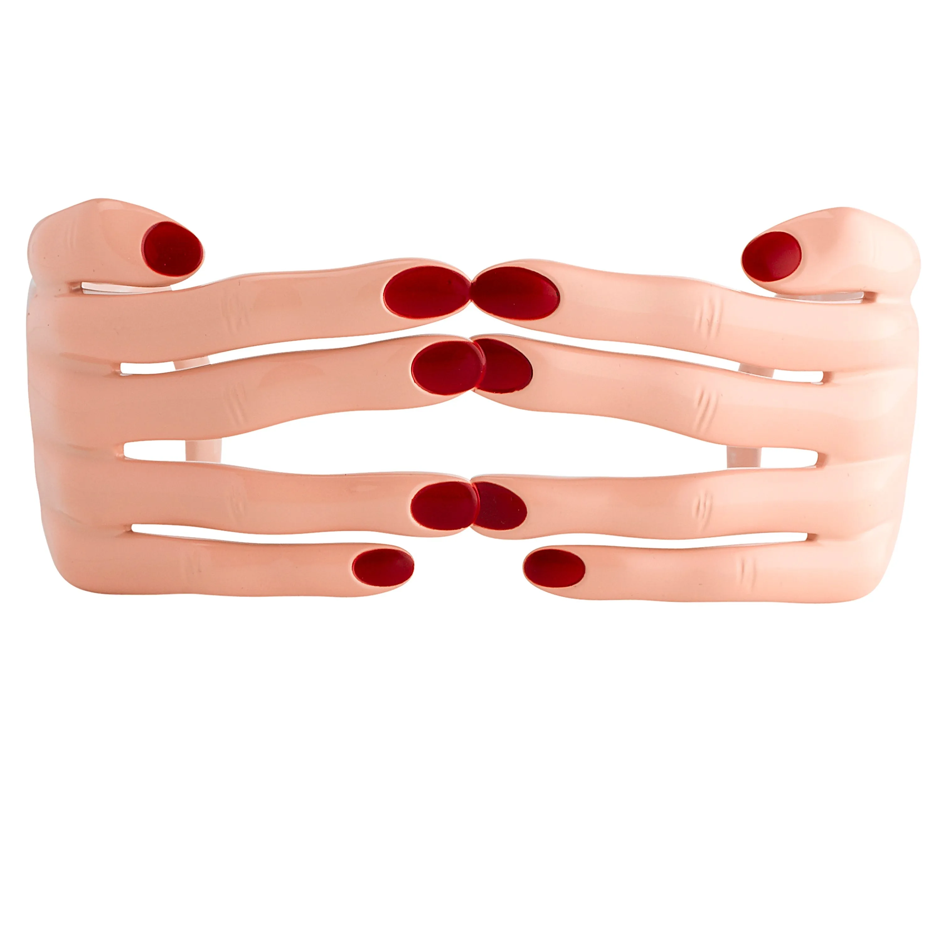 Jeremy Scott Hands Sunglasses in Pink sold by Linda Farrow