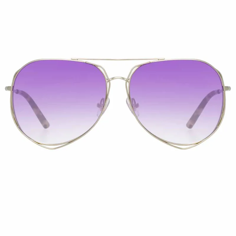 Matthew Williamson Heather C11 Aviator Sunglasses sold by Linda Farrow