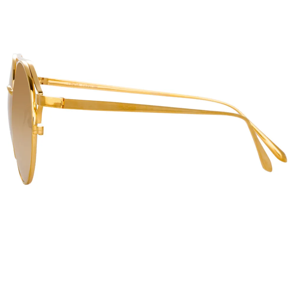 Linda Farrow Rayan C1 Oval Sunglasses sold by Linda Farrow product image thumbnail 3