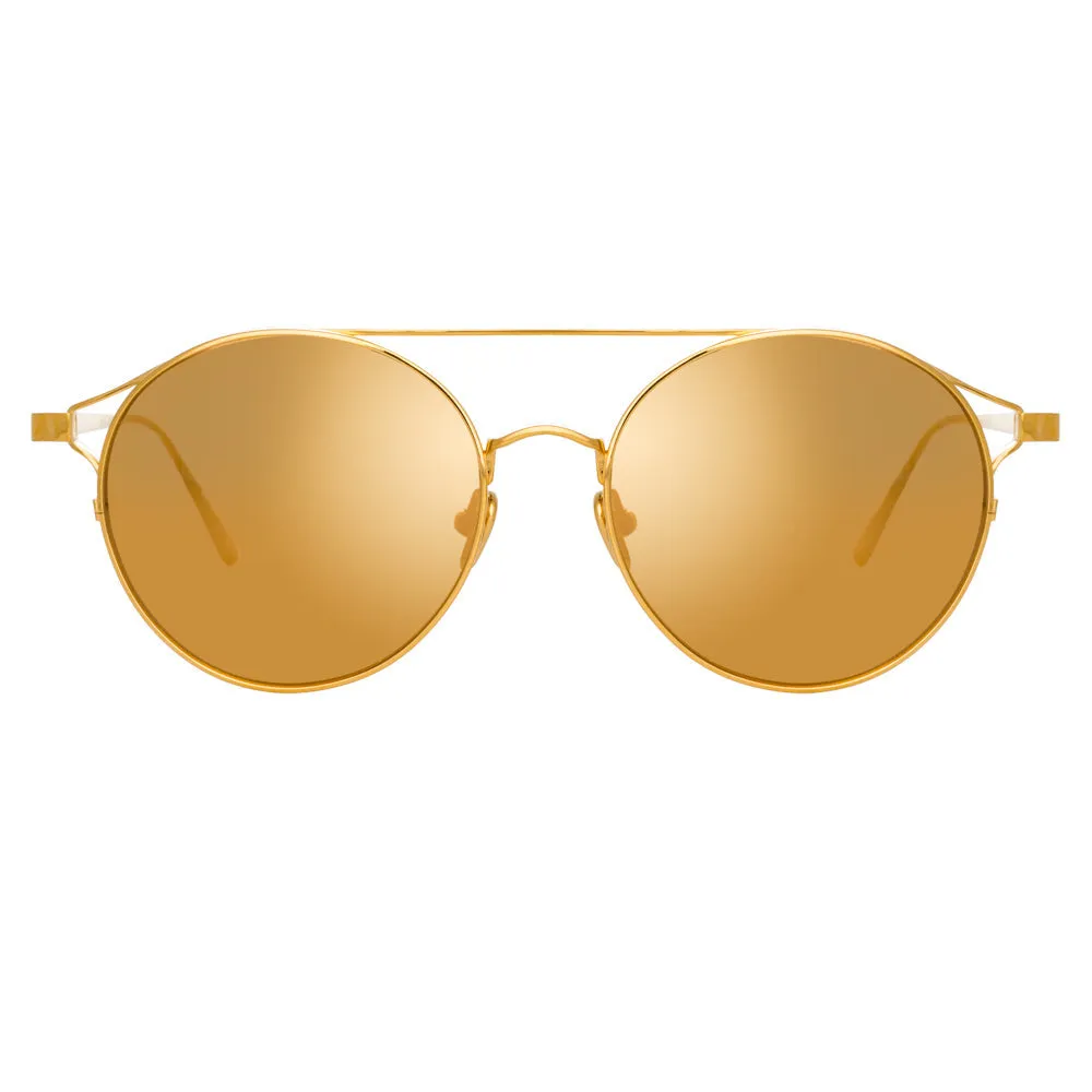 Linda Farrow Rayan C1 Oval Sunglasses sold by Linda Farrow