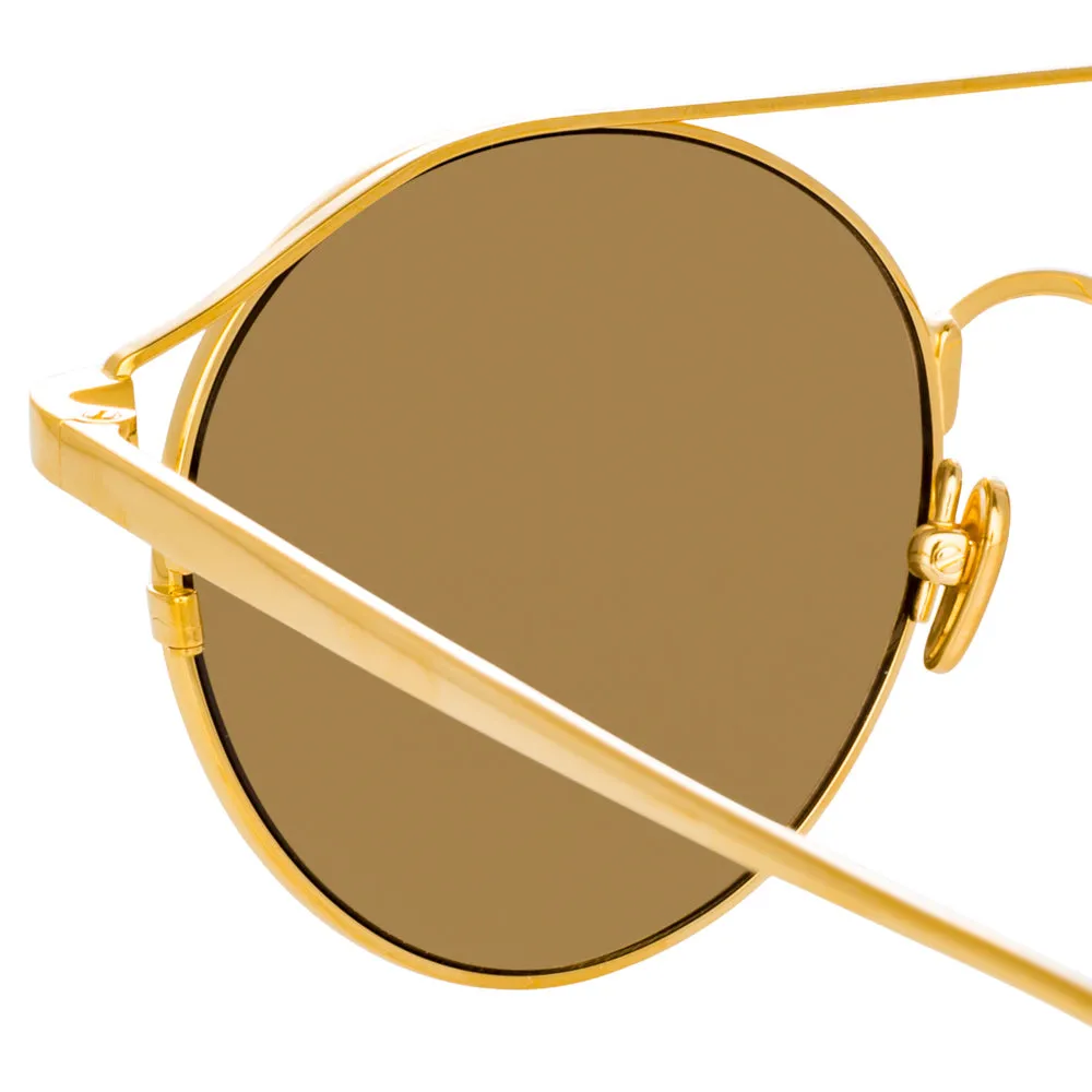 Linda Farrow Rayan C1 Oval Sunglasses sold by Linda Farrow product image thumbnail 4