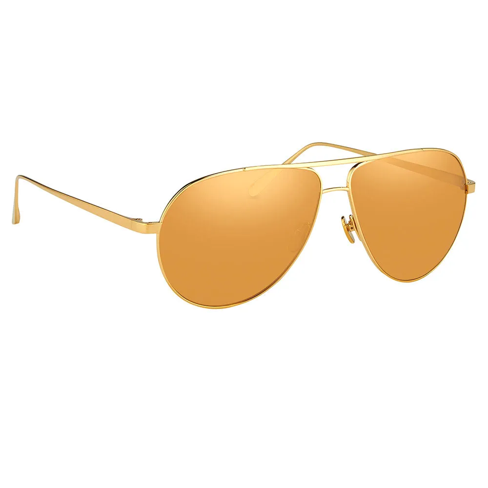 Linda Farrow 501 C1 Aviator Sunglasses sold by Linda Farrow product image thumbnail 2