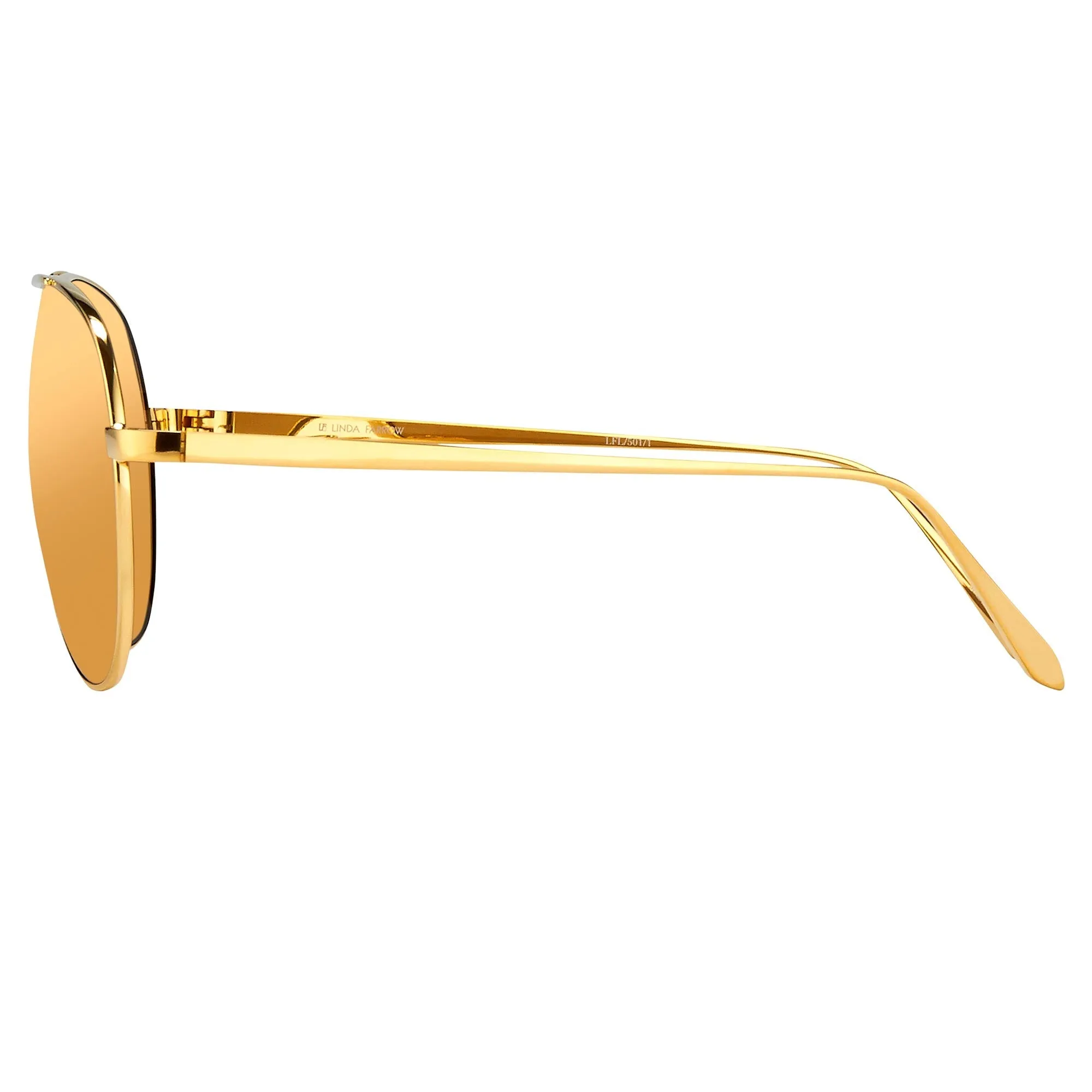 Linda Farrow 501 C1 Aviator Sunglasses sold by Linda Farrow product image thumbnail 4