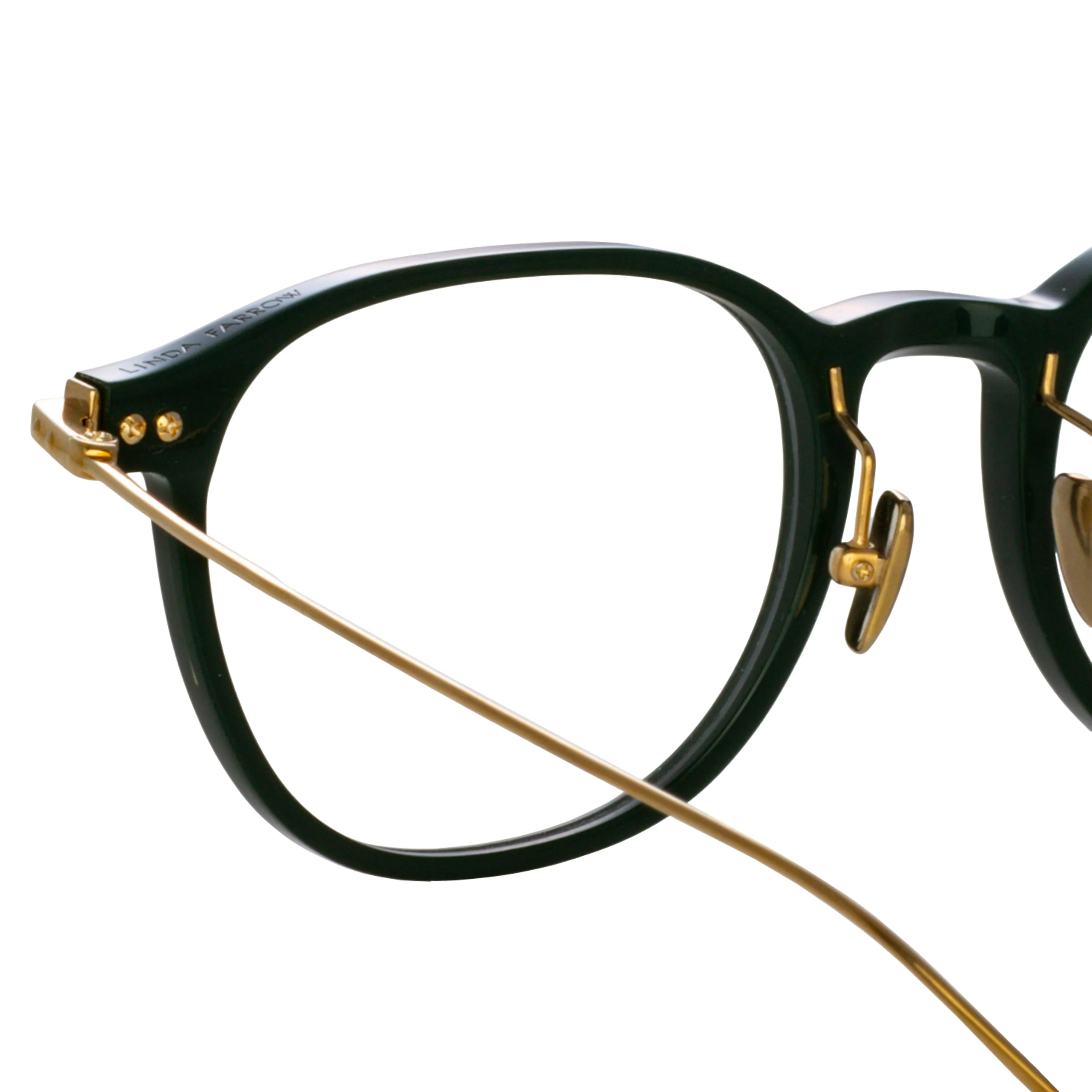 Meier Optical D-Frame in Forest (Asian Fit) sold by Linda Farrow product image thumbnail 5