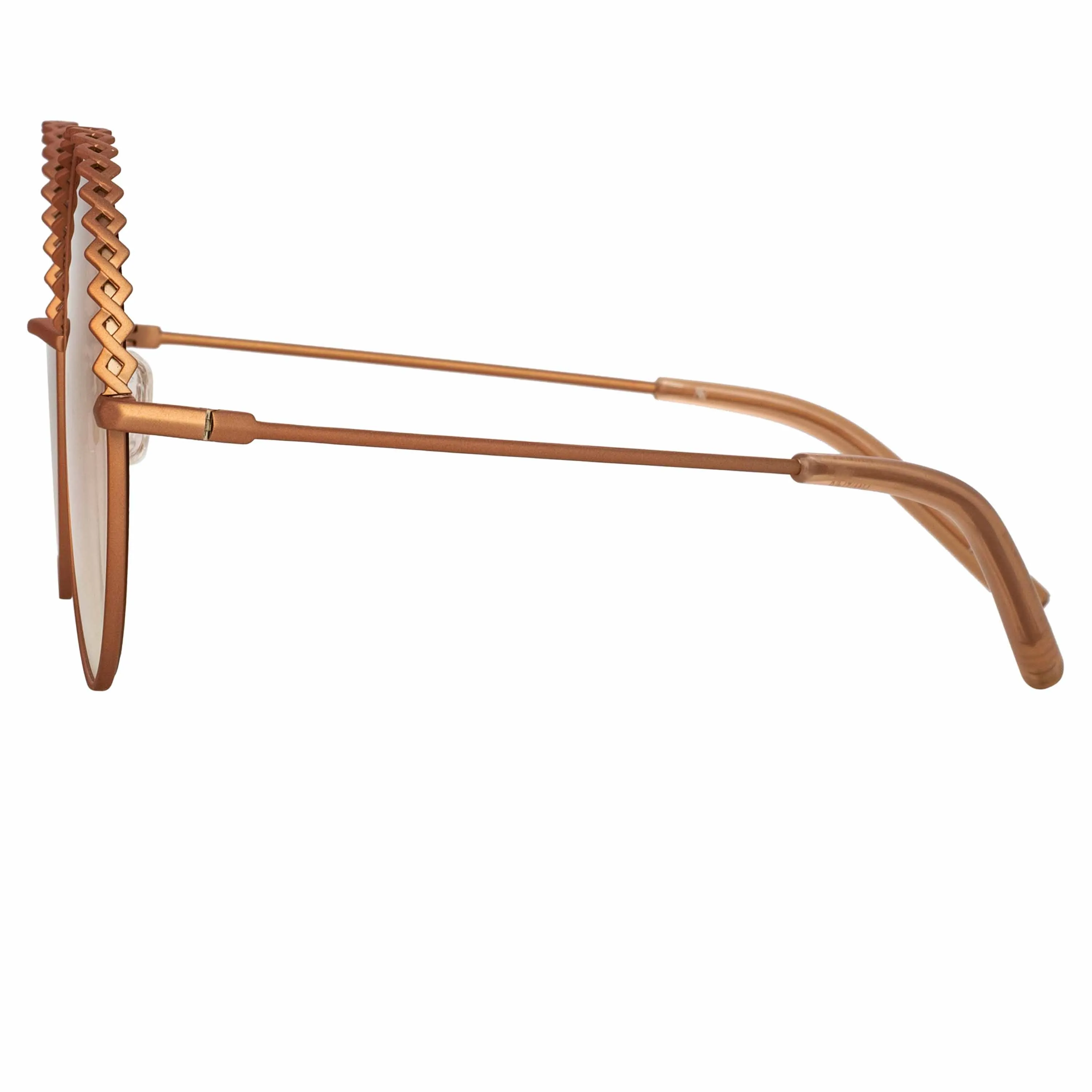 Matthew Williamson Geranium Sunglasses in Nude sold by Linda Farrow product image thumbnail 3