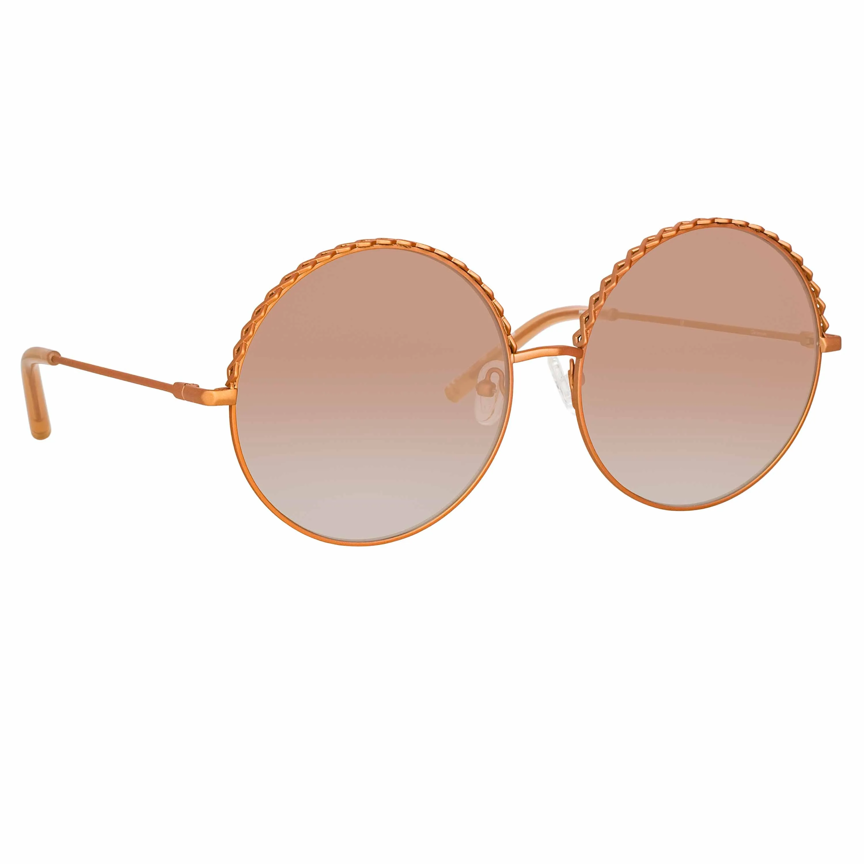 Matthew Williamson Geranium Sunglasses in Nude sold by Linda Farrow