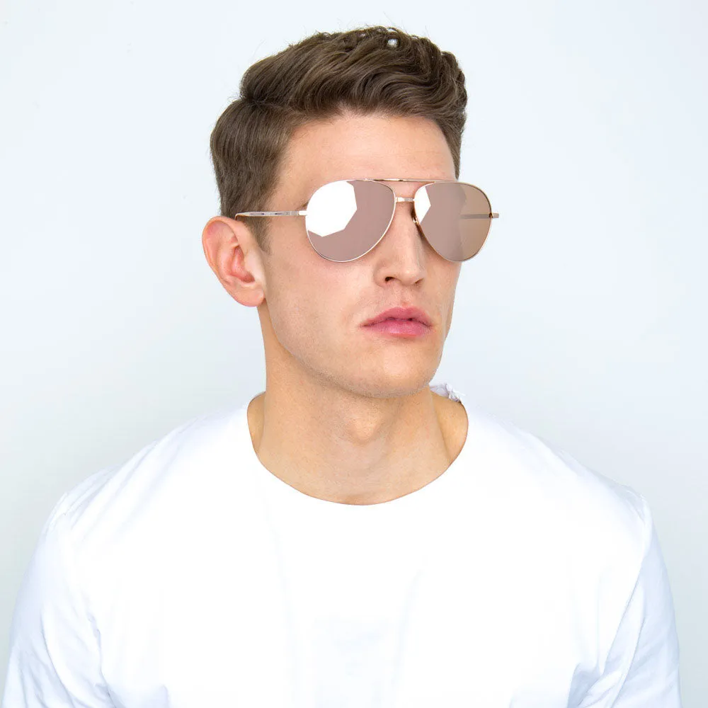 Linda Farrow 518 C3 Aviator Sunglasses sold by Linda Farrow product image thumbnail 5