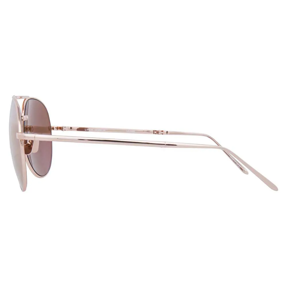 Linda Farrow 518 C3 Aviator Sunglasses sold by Linda Farrow product image thumbnail 3