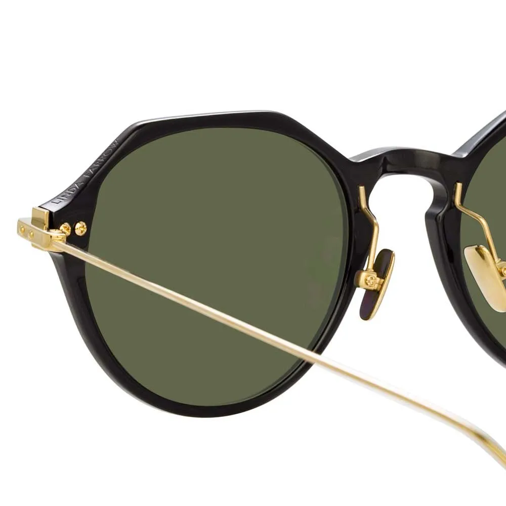 Linda Farrow Linear Wren C7 Angular Sunglasses sold by Linda Farrow product image thumbnail 4