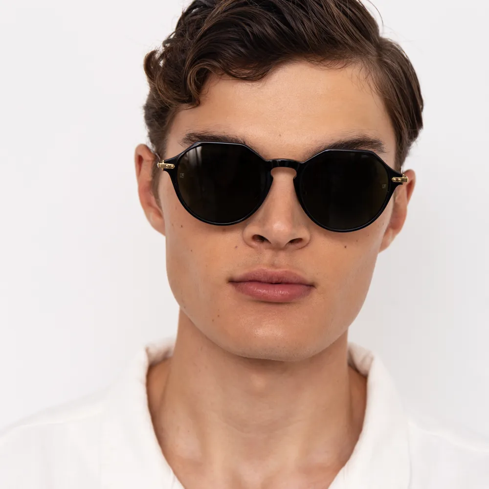 Linda Farrow Linear Wren C7 Angular Sunglasses sold by Linda Farrow product image thumbnail 5