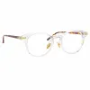 Linda Farrow Linear Bay C4 Optical D-Frame sold by Linda Farrow