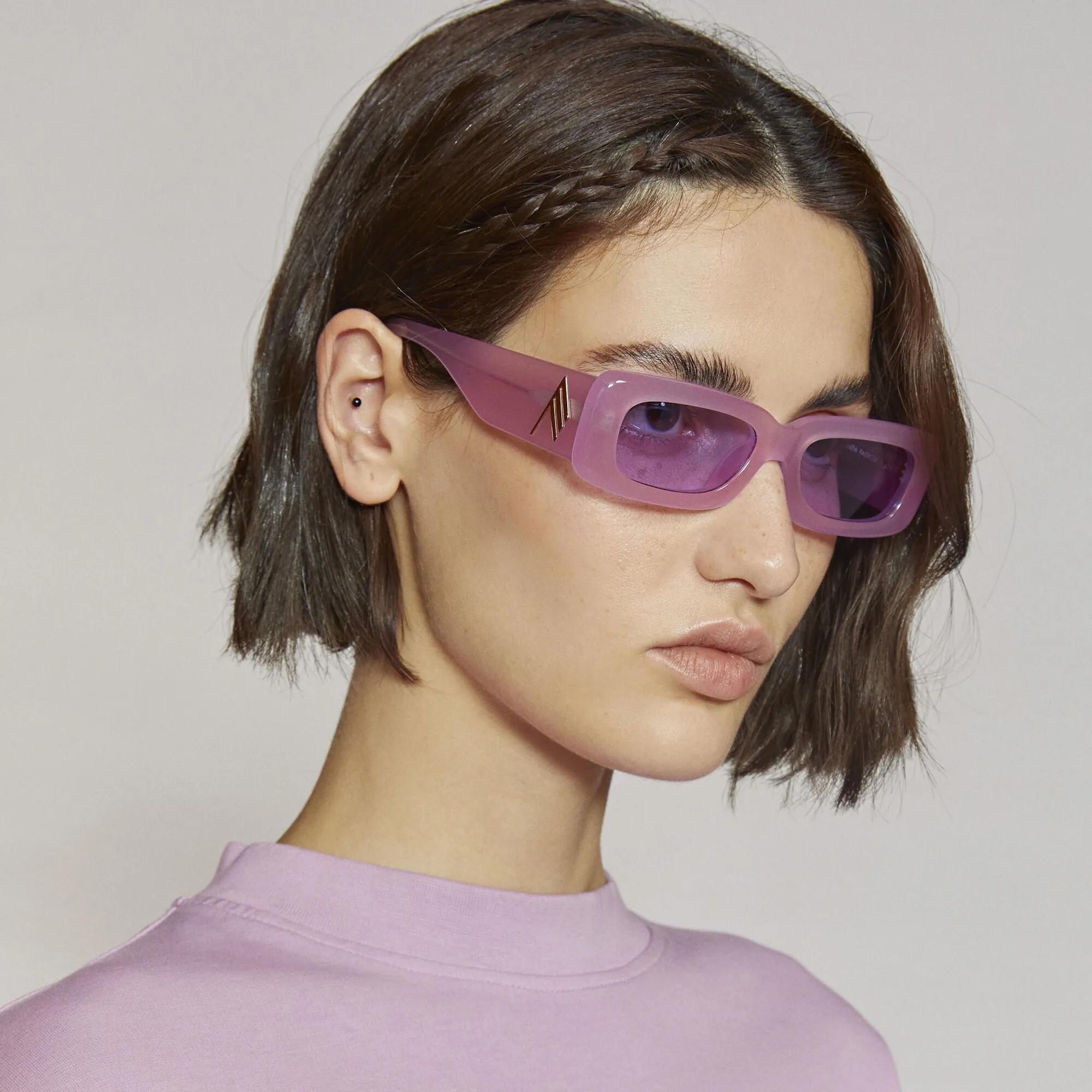 The Attico Mini Marfa in Lilac sold by Linda Farrow