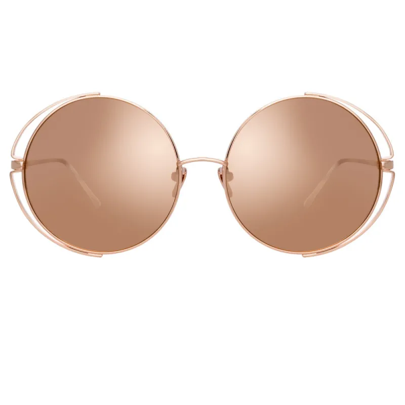 Linda Farrow Farah C3 Round Sunglasses sold by Linda Farrow