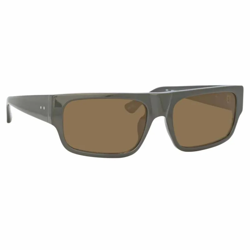 Dries Van Noten 189 C2 Rectangular Sunglasses sold by Linda Farrow