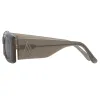 The Attico Mini Marfa in Silver sold by Linda Farrow