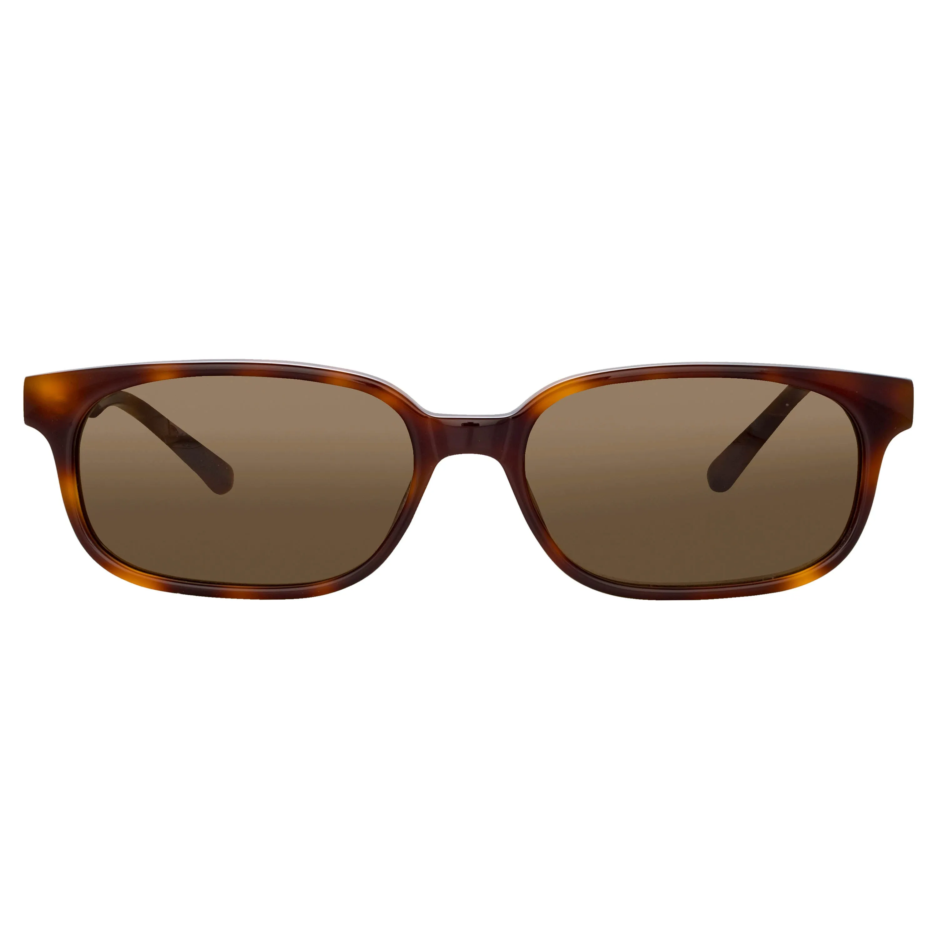 The Attico Gigi Rectangular Sunglasses in Tortoiseshell sold by Linda Farrow product image thumbnail 2