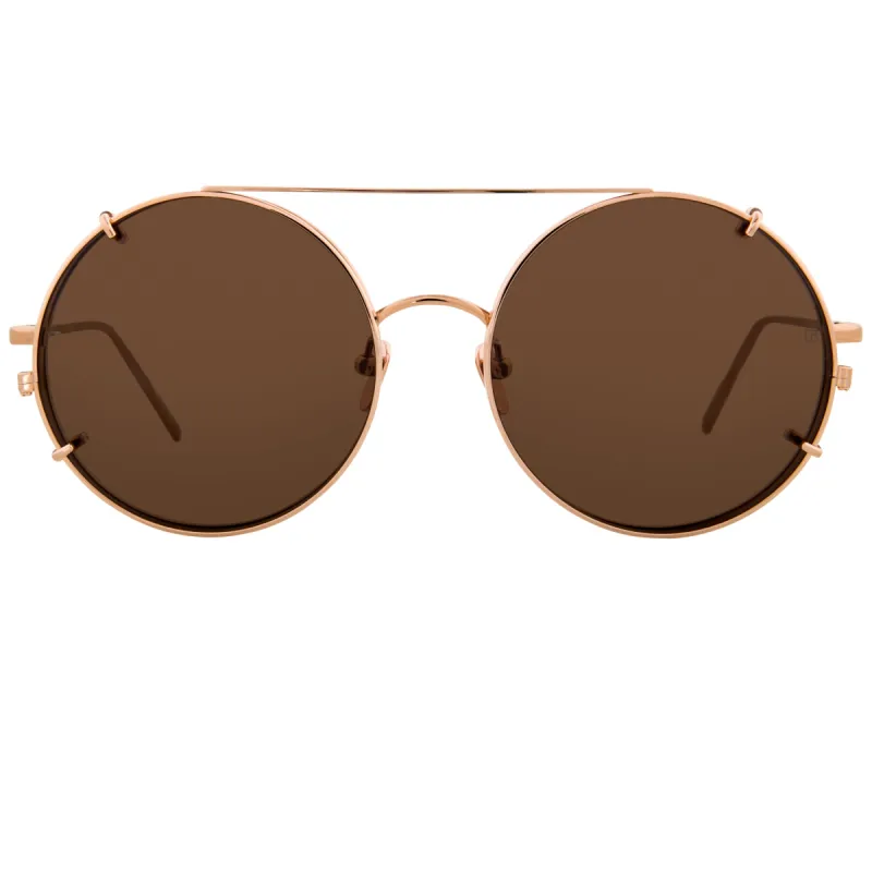 Linda Farrow 647 C6 Round Sunglasses sold by Linda Farrow