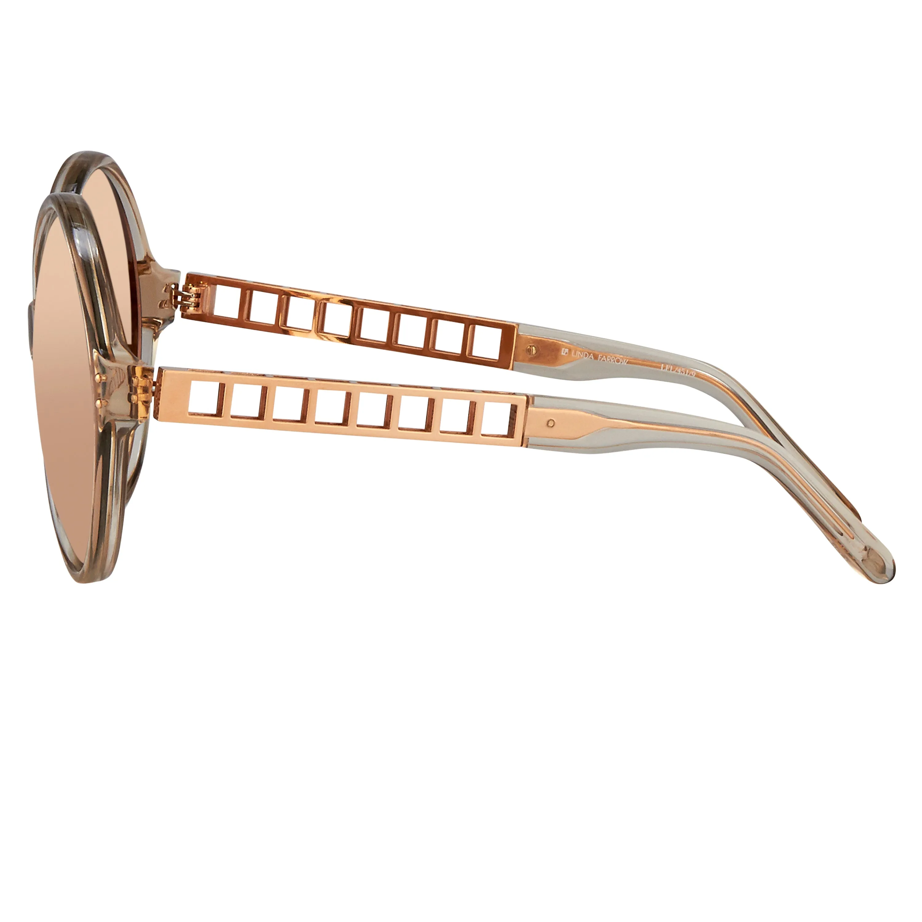 Linda Farrow 451 C9 Round Sunglasses sold by Linda Farrow product image thumbnail 3