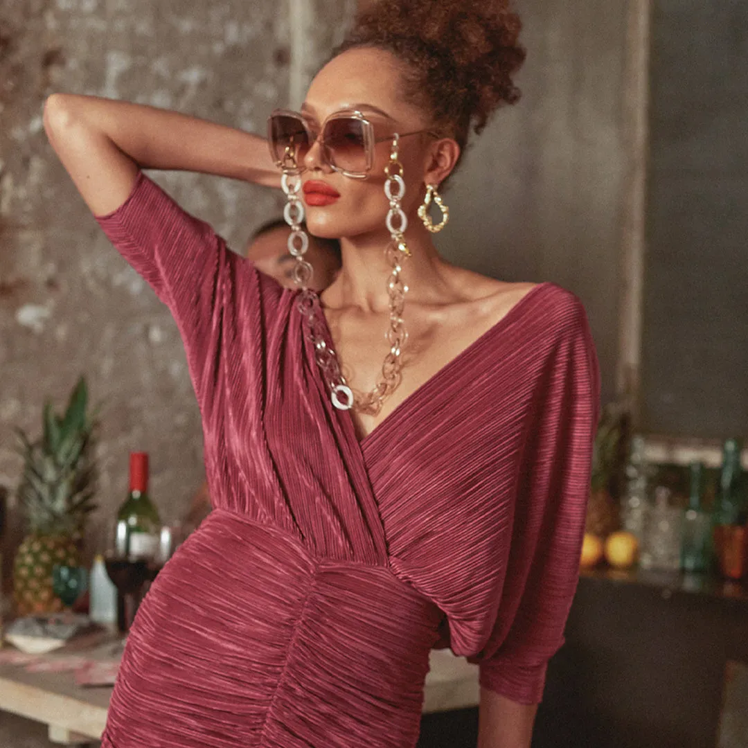 Valentina Squared Sunglasses in Ash sold by Linda Farrow product image thumbnail 2