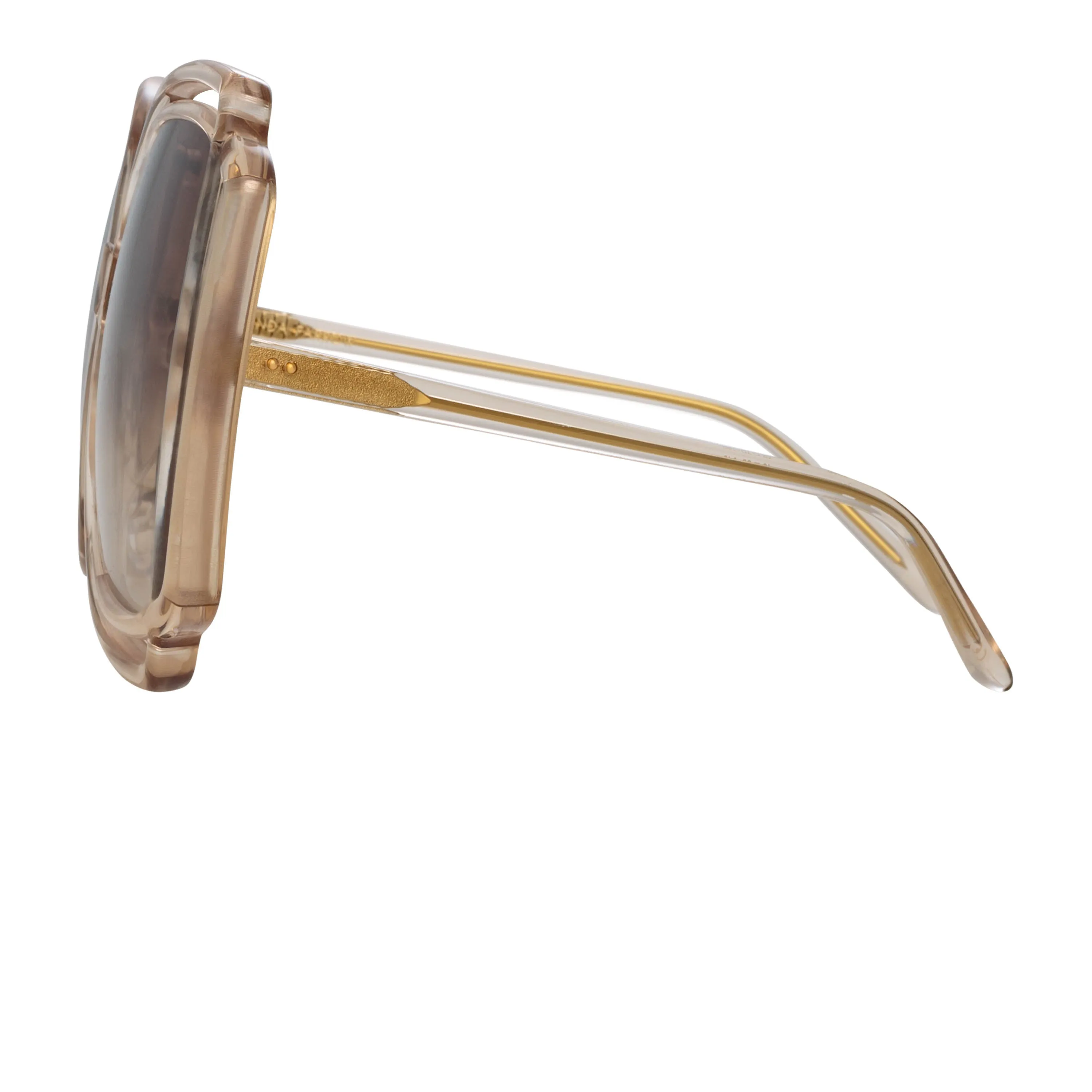 Valentina Squared Sunglasses in Ash sold by Linda Farrow product image thumbnail 4