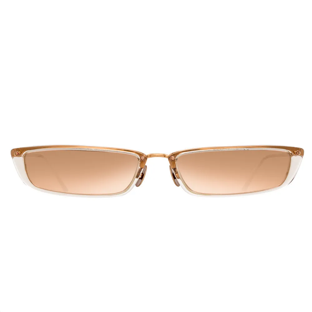 Linda Farrow Issa C4 Rectangular Sunglasses sold by Linda Farrow