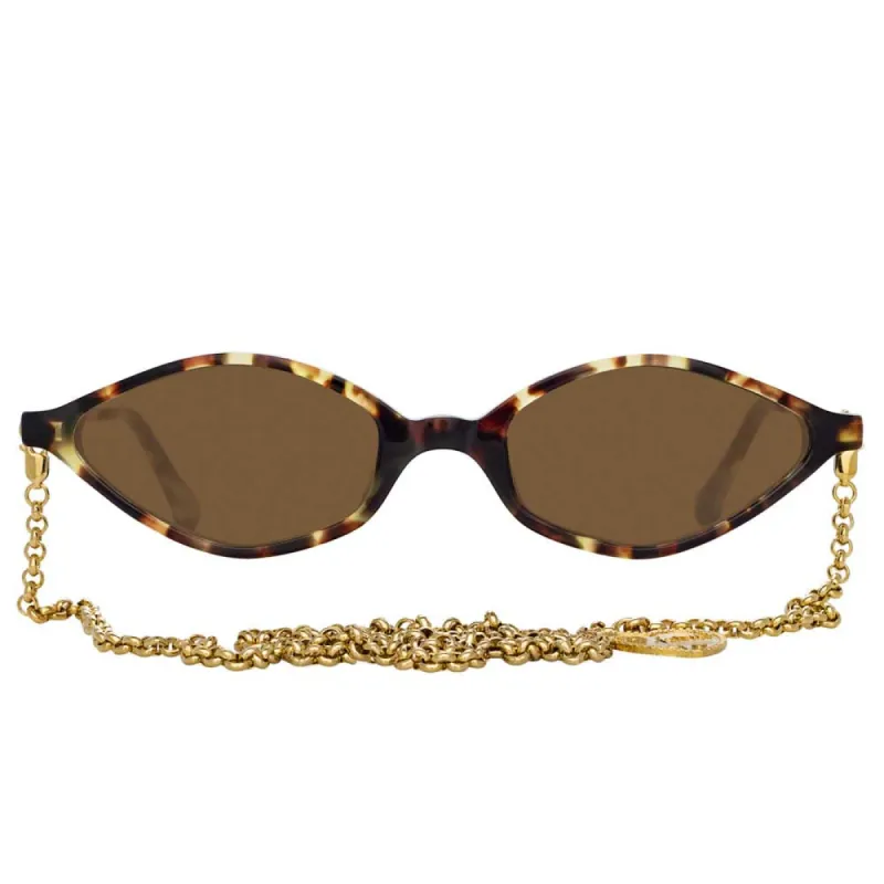 Alessandra Rich 3 C2 Angular Sunglasses sold by Linda Farrow
