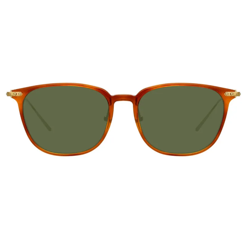 Linda Farrow Linear Wright C11 Rectangular Sunglasses sold by Linda Farrow