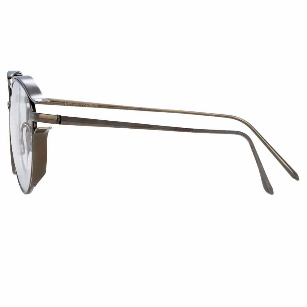 Linda Farrow Cradle C9 Oval Optical Frame sold by Linda Farrow product image thumbnail 4