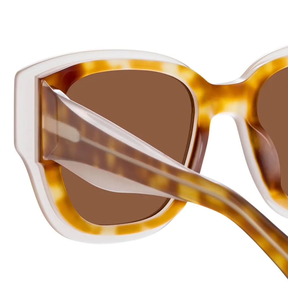 Matthew Williamson Senna D-Frame Sunglasses in Tortoiseshell sold by Linda Farrow product image thumbnail 5