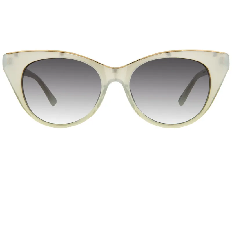 N°21 S9 C6 Cat Eye Sunglasses sold by Linda Farrow