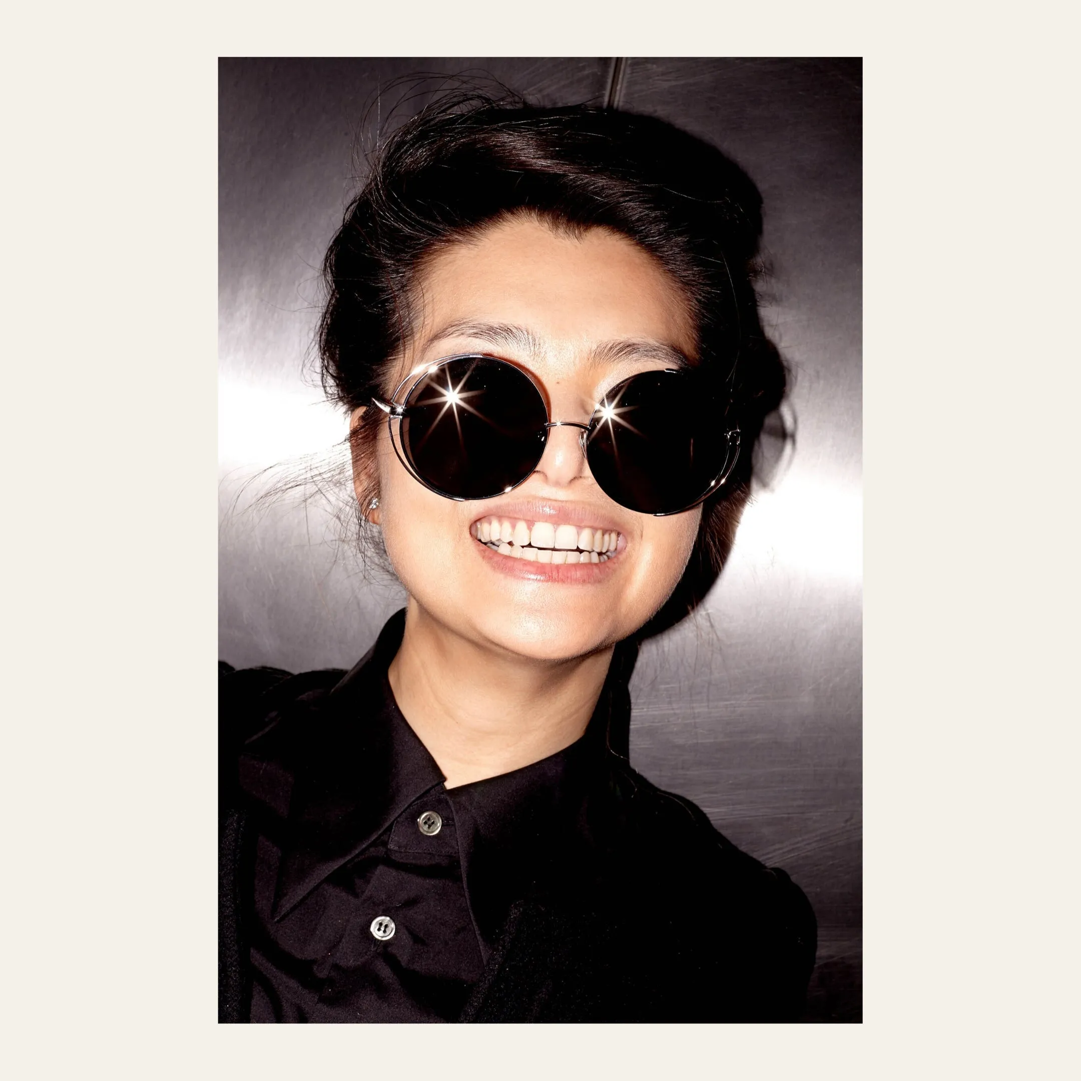 Linda Farrow Farah C2 Round Sunglasses sold by Linda Farrow product image thumbnail 5