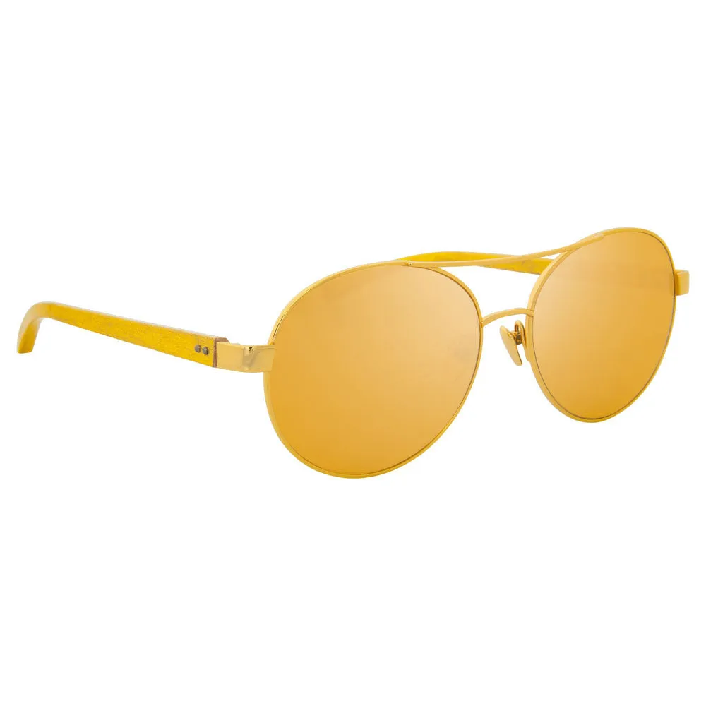 Linda Farrow 559 C1 Aviator Sunglasses sold by Linda Farrow product image thumbnail 2
