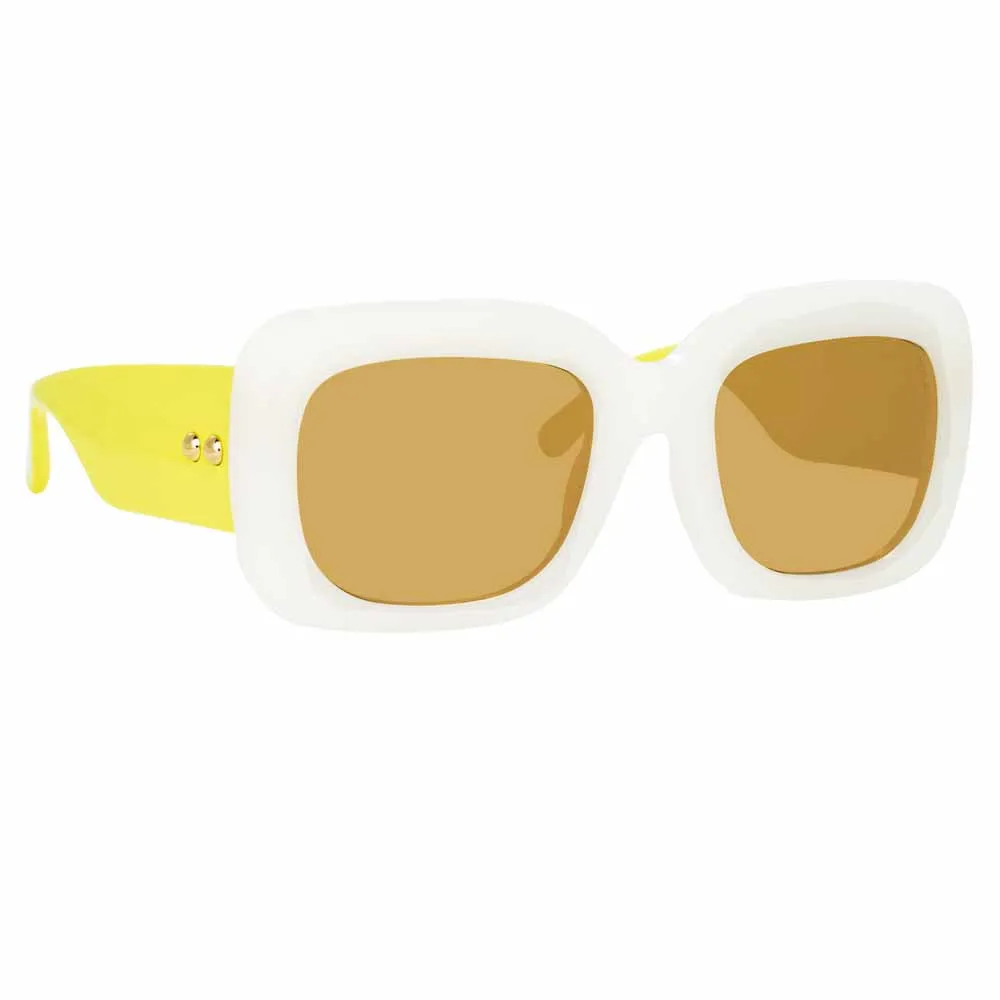 Linda Farrow Lavinia C4 Rectangular Sunglasses sold by Linda Farrow product image thumbnail 2