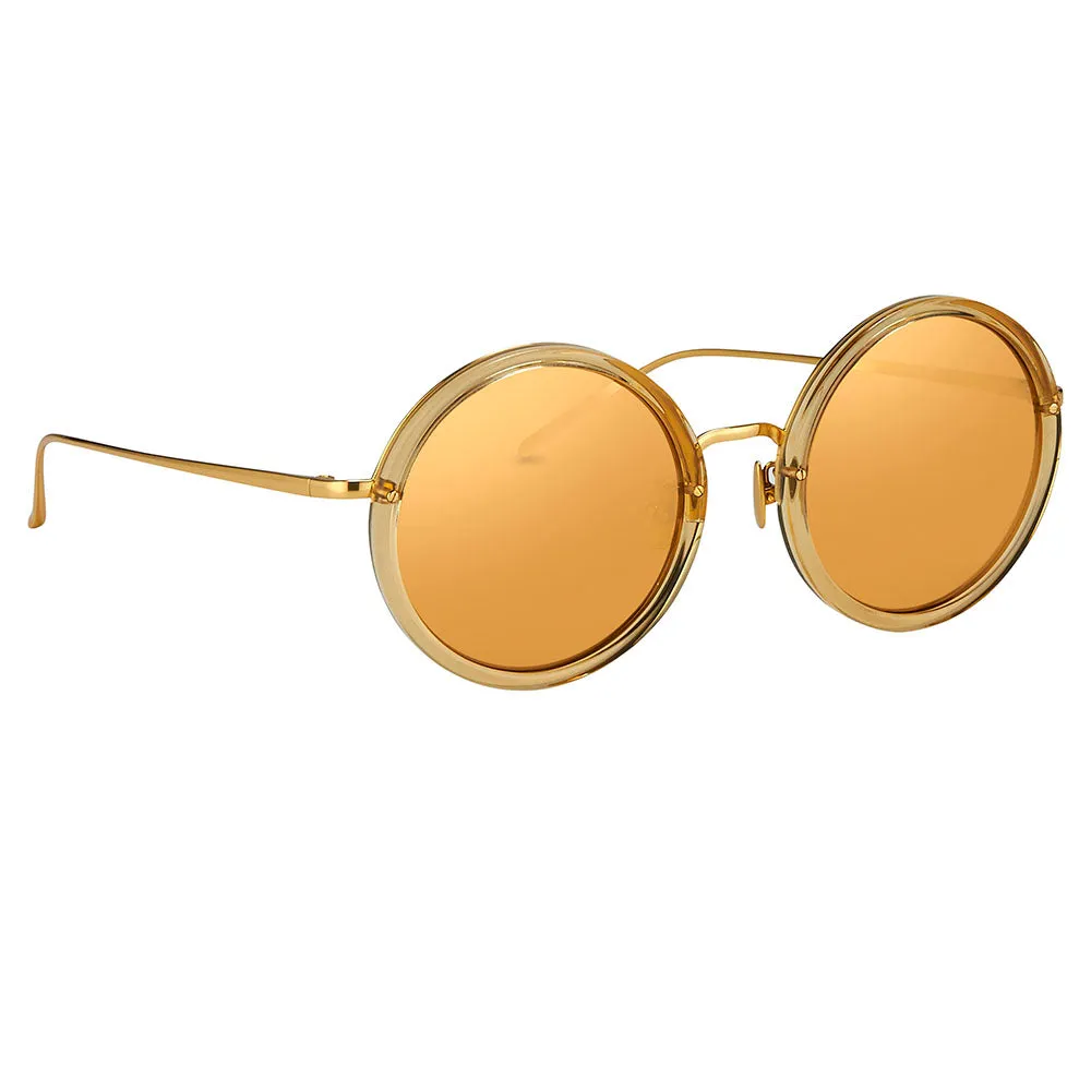 Linda Farrow Tracy C45 Round Sunglasses sold by Linda Farrow product image thumbnail 2