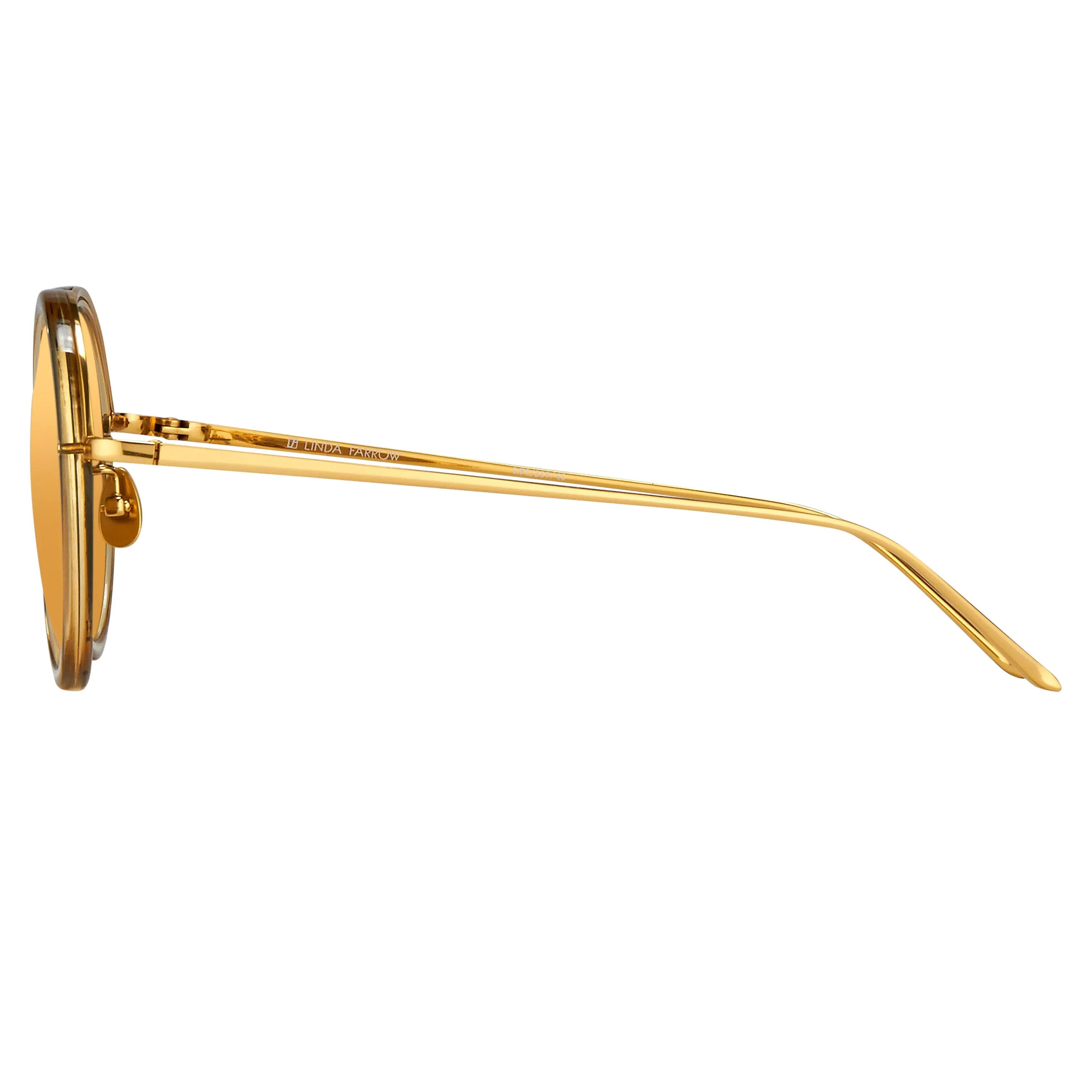 Linda Farrow Tracy C45 Round Sunglasses sold by Linda Farrow product image thumbnail 3