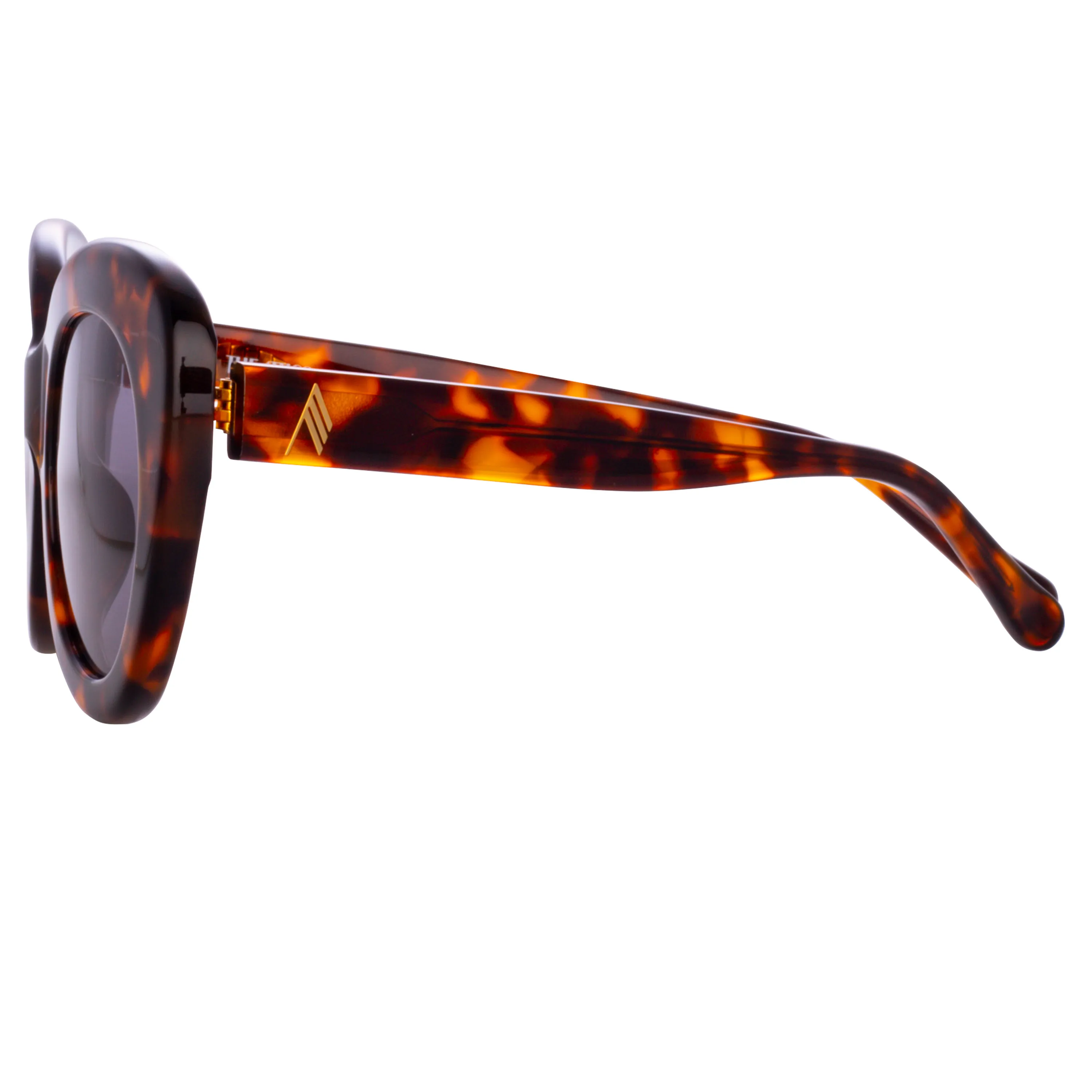 Agnes Cat Eye Sunglasses in Tortoiseshell sold by Linda Farrow product image thumbnail 3