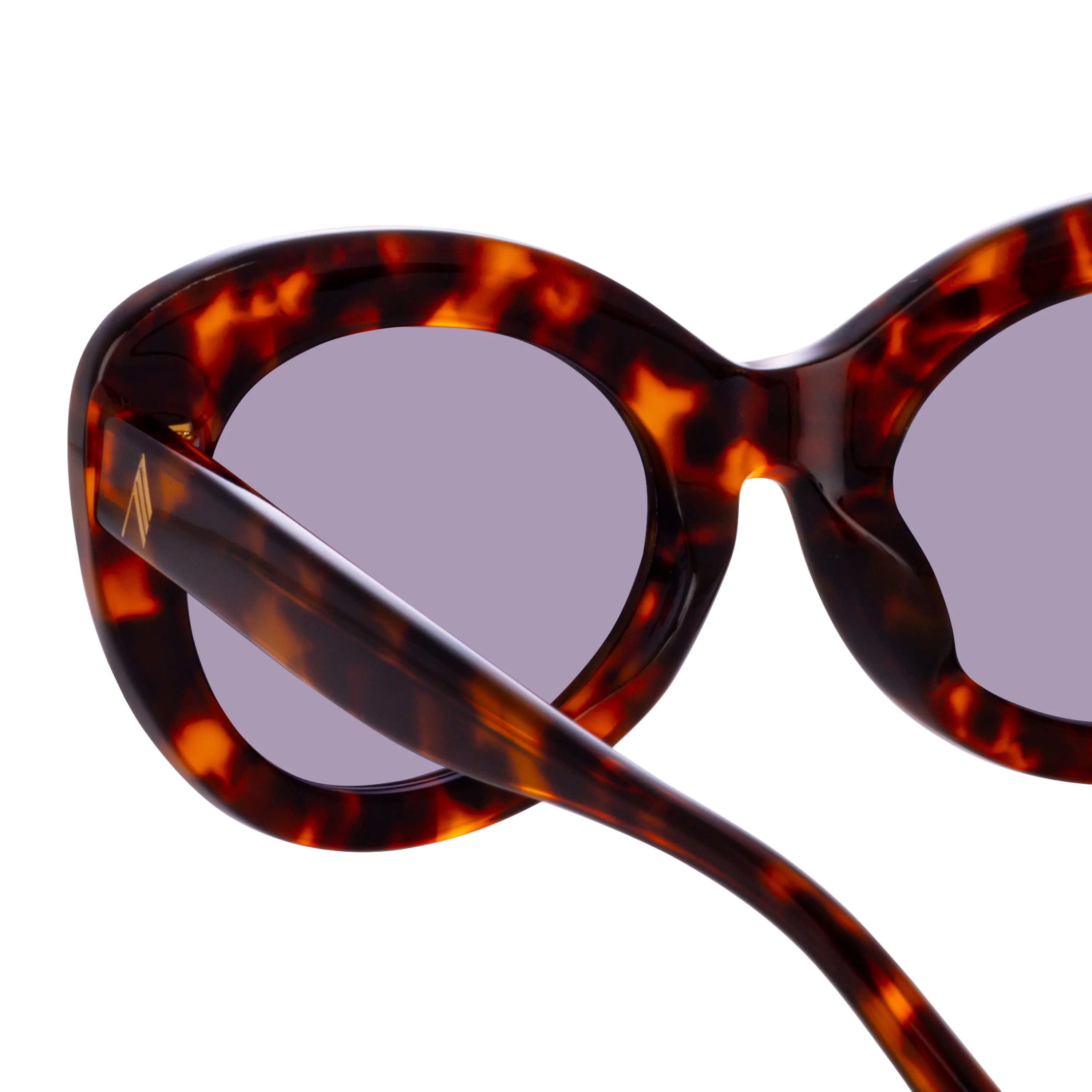 Agnes Cat Eye Sunglasses in Tortoiseshell sold by Linda Farrow product image thumbnail 4
